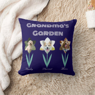 Coussin Grand-mère's Garden Personnalisé Animaux de compag