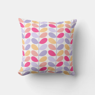 Coussin Grand Motif Feuille rétro