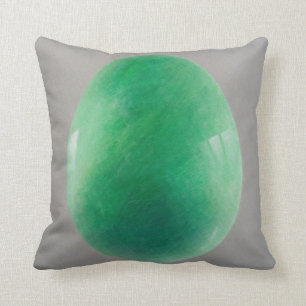 Coussin Grand oeuf de jade