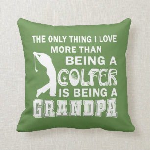 Coussin Grand-papa au-dessus du golf