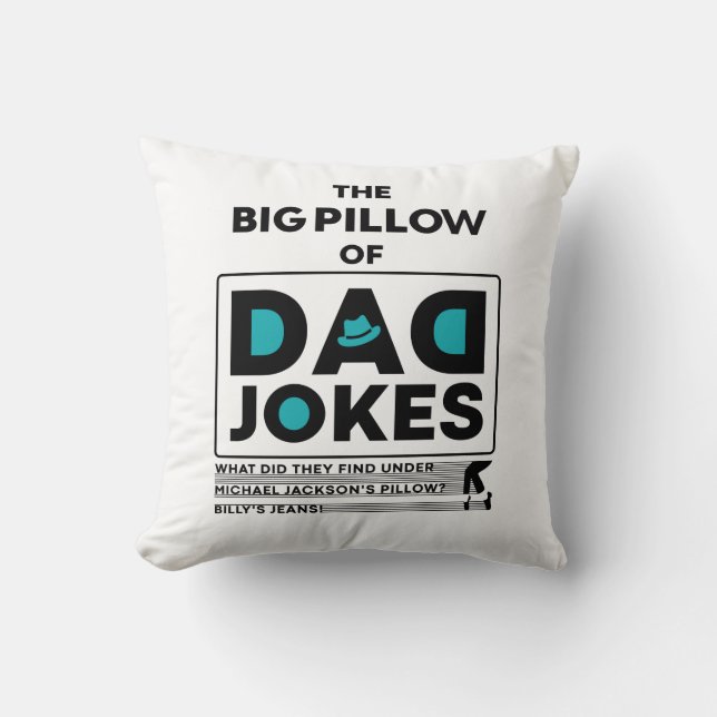 Coussin Grand Papa plaisante Design Texte Typographie (Recto)