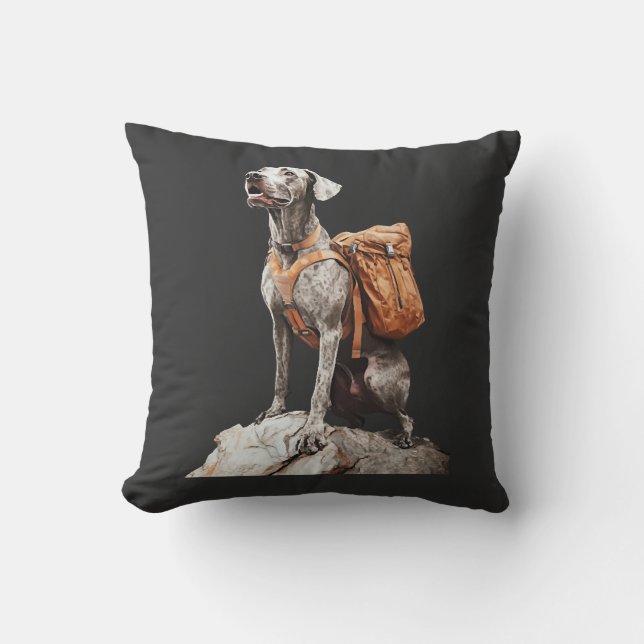 Coussin Grand Pitbull Dane (Recto)