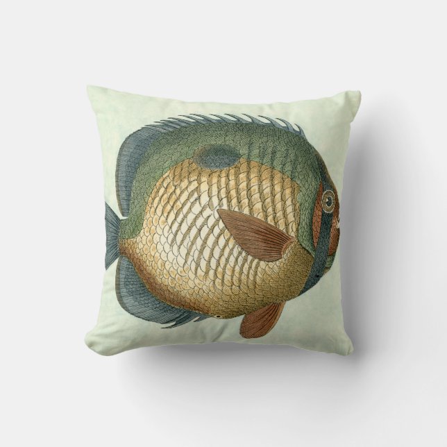 Coussin Grand Poisson Coloré (Recto)