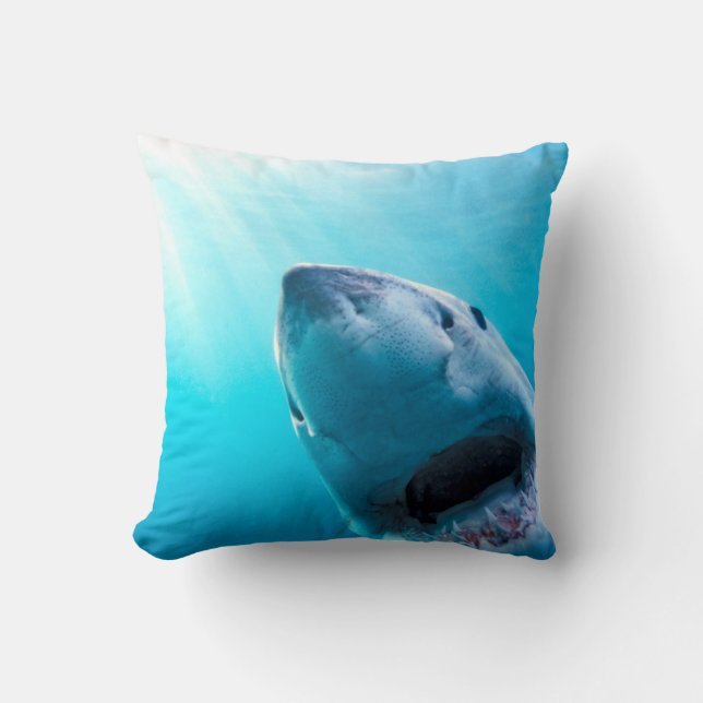 Coussin Grand requin blanc | Afrique du Sud (Recto)