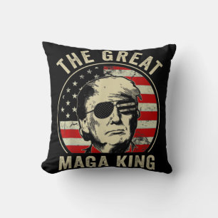 Coussin Grand Roi Trump Biden politique Ultra Mega P