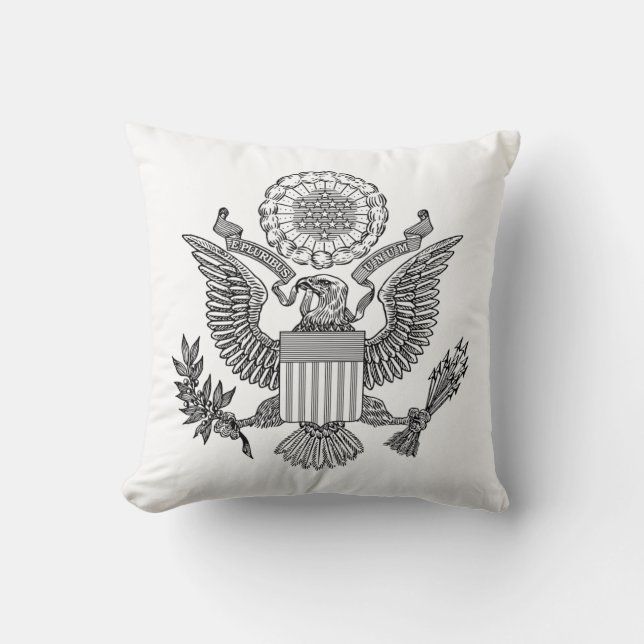 Coussin Grand Sceau des États-Unis d'Amérique (États-Unis) (Recto)