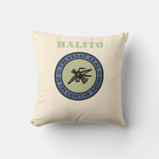 Coussin Grand Sceau Halito de la Nation Choctaw