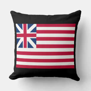 Coussin Grand Union, 1er drapeau des États-Unis d'Amérique