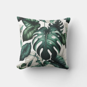 Coussin Grand vert foncé