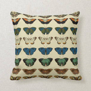 Coussin Grande collection de papillons