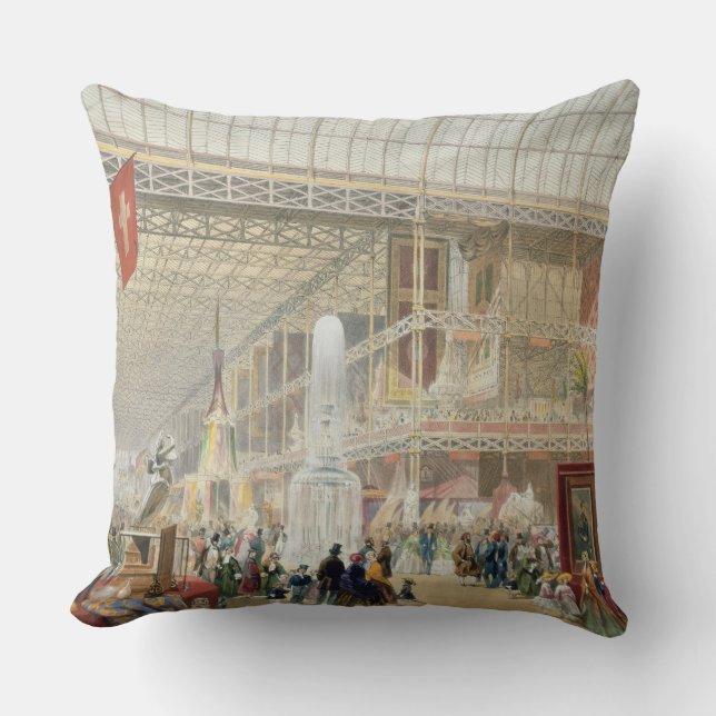 Coussin Grande exposition, 1851 : Transept central du Cr (Recto)