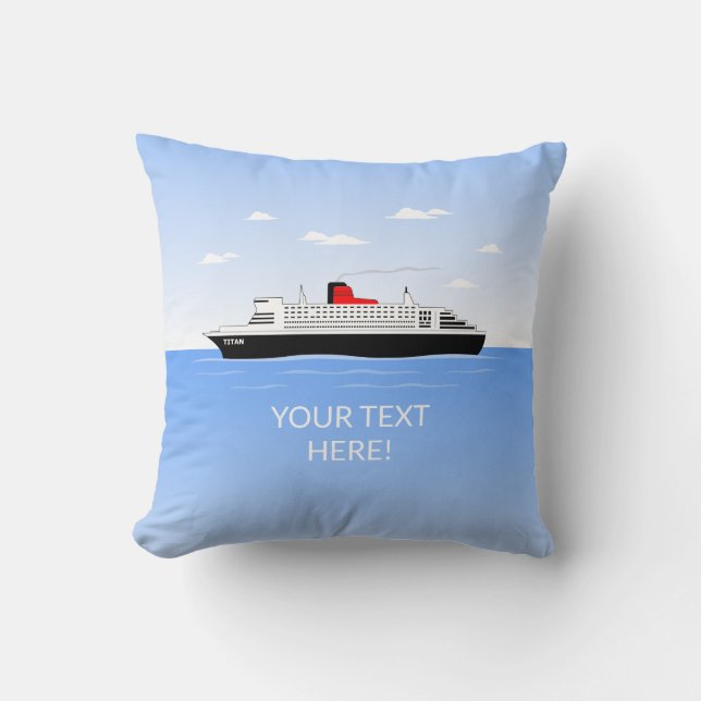 Coussin Grande Fête au Piscine (Recto)