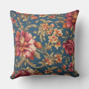 Coussin Grande Fleurs Vintages Italiennes