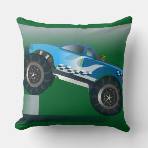 Coussin Grande Monster Truck Speedway-amoureux de la conce
