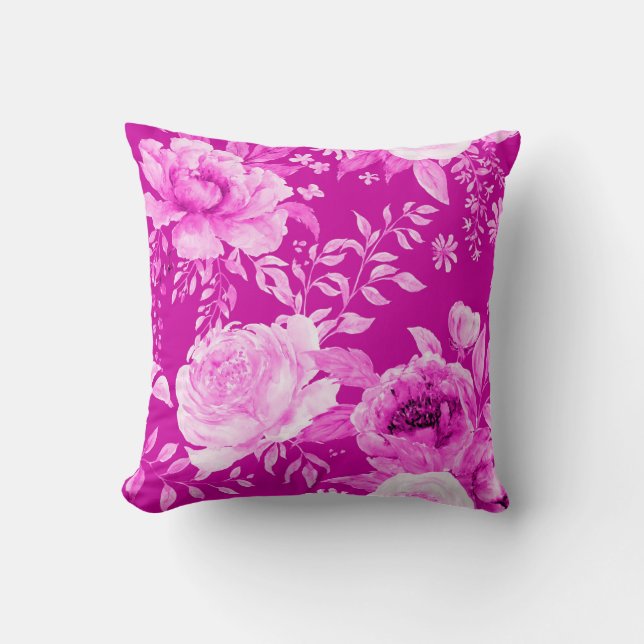 Coussin Grande Pivoine  (Recto)