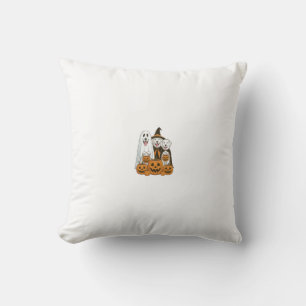 Coussin Grande Pyrenees Chien Fantôme Sorcière Halloween A