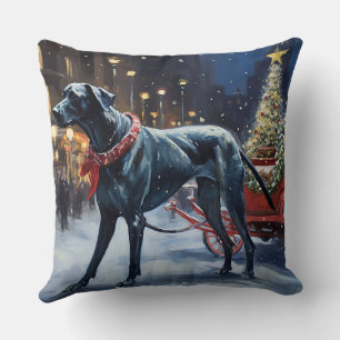 Coussin Grande saison de Noël Dane