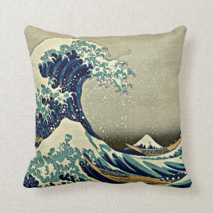 Coussin Grande vague de Kanagawa