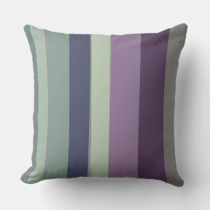 Coussin Grandes Abstraites violettes, bleues et vertes