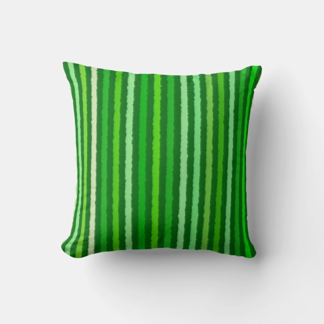 Coussin Grandes calcaires - Emerald et Lime Green (Recto)