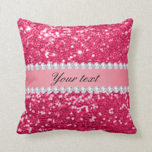 Coussin Grandes parties scintillantes de Faux de roses
