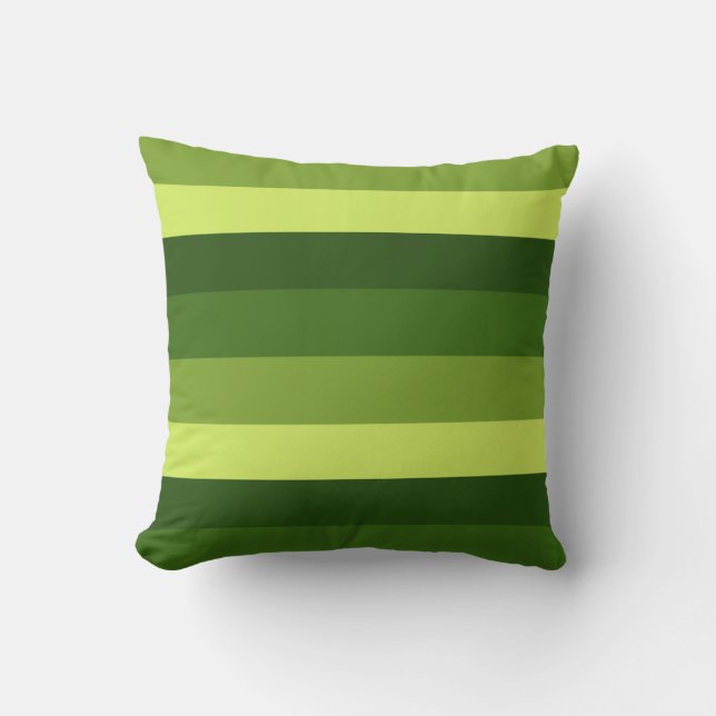 Coussin Grandes surfaces vertes (Recto)