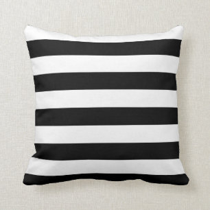 Coussin Grandes taches noires et blanches