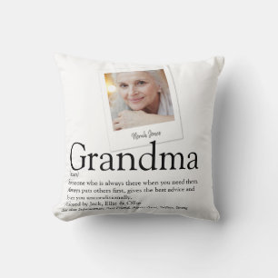 Coussin Grandma Granny Grandmother Définition Photo modern