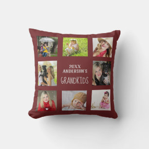 Coussin GRANDS-PARENTS Photo Collage Petits-enfants CITER 