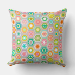 Coussin granny pastel