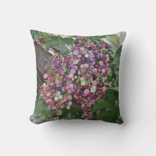 Coussin Grapevine Gloire — Hyperréaliste Vineyard Art pour
