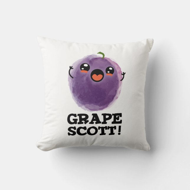 Coussin Graphe Scott Funny Fruit Graphe Pun (Recto)