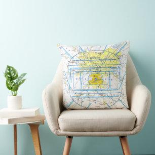 Coussin Graphique aéronautique