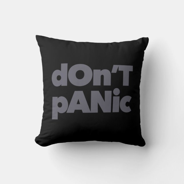 Coussin Graphique cool moderne, simple et audacieux de Don (Recto)