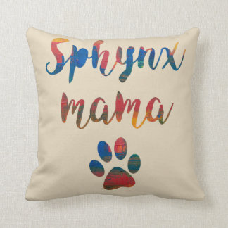Coussin Graphique couleur de maman Artistic de Sphynx