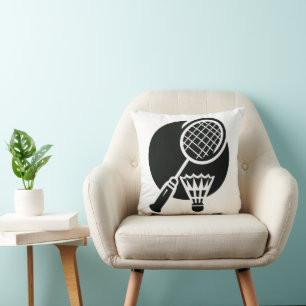 Coussin Graphique de badminton