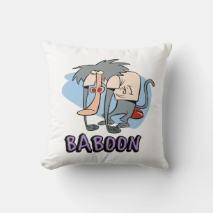 Coussin Graphique de caractères I.R. Baboon