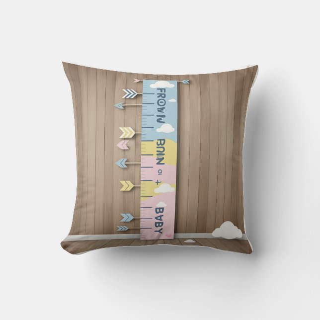 Coussin Graphique de croissance de l'étape de croissance d (Recto)