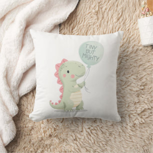 Coussin Graphique de dinosaure drôle et motivant