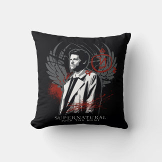 Coussin Graphique de graffiti de Castiel surnaturel