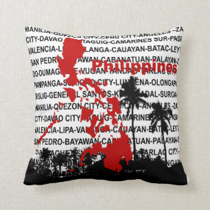 Coussin graphique de Philippines