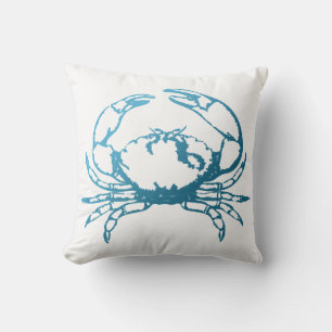 Coussin Graphique de recouvrement de pierre en bleu