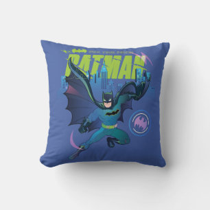 Coussin Graphique de ville de Batman "Posséder votre puiss