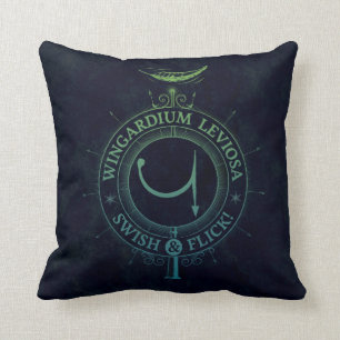 Coussin Graphique du charme   Wingardium Leviosa de Harry