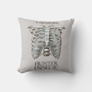 Coussin Graphique en cage à cage surnaturelle "Hunter Insi