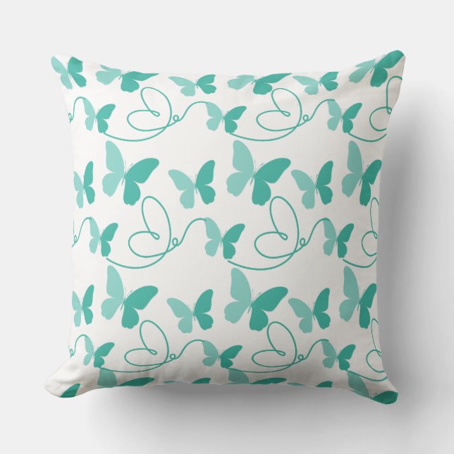 Coussin Graphique Papillon,  (Recto)