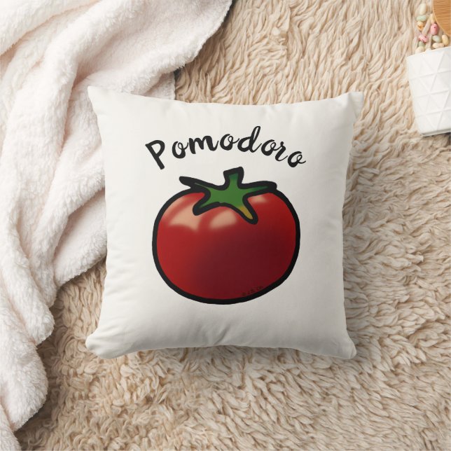 Coussin Graphique rustique pomodoro tomate italien (Couverture)
