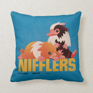 Coussin Graphique Vintage des nifflers