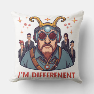 Coussin Graphique Zodiaque SciFi Aquarius Je Suis Différen