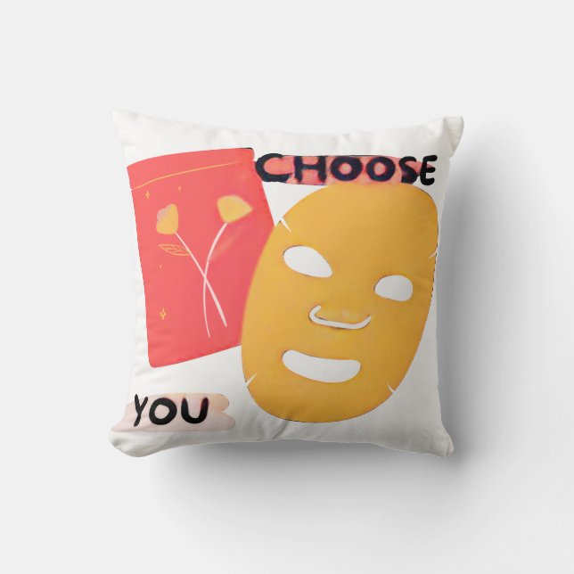 Coussin Graphisme Amour de Soi Choisissez (Recto)